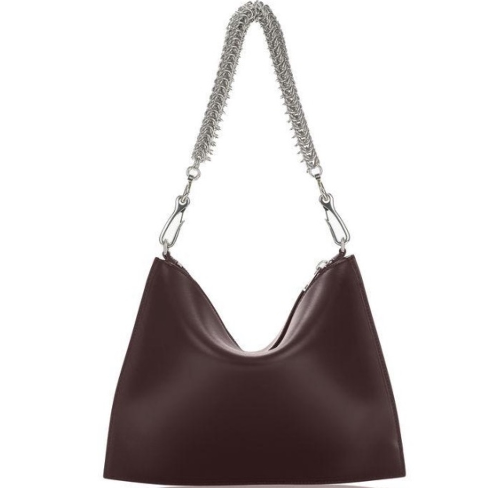 Alexander Wang Genesis Leather Pouch + Box Chain